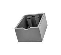 ZYKEJJDDAK High Capacity Coffee Grounds Container Espresso Knocks Box with Wide Mouth Opening Antislip Silicone Bottom for Shock Absorbent Bin