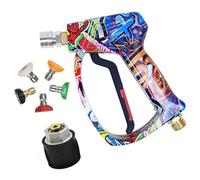 ZYKEJJDDAK High Pressure Washer for Automotive Cleaning Adjustable Sprayer Patterns Water Saving Design Stainless Steel Car Washing Foam Vehicle Outdoor Car Motorcycle and Yard Maintenance