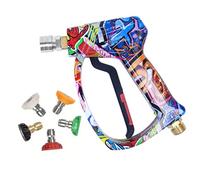 ZYKEJJDDAK High Pressure Washer for Automotive Cleaning Adjustable Sprayer Patterns Water Saving Design Stainless Steel Car Washing Foam Vehicle Outdoor Car Motorcycle and Yard Maintenance