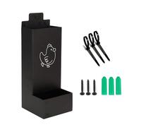 ZYKEJJDDAK Iron Automatic Bird Feeder Hanging Mounted Design Grit Oysters Shell Feeding Dispenser for Chicken Poultry Coops Use Poultry Feeder for Chicken