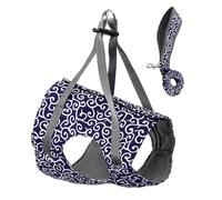 ZYKEJJDDAK Large Vest Harness Leash Set for Small Cats Escape Proof Adjustable and Breathable Kitten Vest Walking Harness with Leash