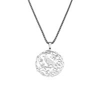 ZYKEJJDDAK Luxury Hummingbird Design Necklace Feature 18K Gold Finish Accent Stainless Steel Fashion Neck Jewelry