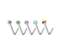 ZYKEJJDDAK Modern Nose Piercing Accessories Stylish Nose Ornament Comfortable Fit Perfect for Individuals Seeking Distinctive Looks Fashion Body Piercing