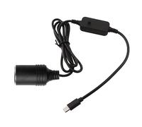 ZYKEJJDDAK Multi Car Socket Converter Type-C To Adapter Power Your Devices 5V9V12V15V20V3A Voltages