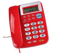 ZYKEJJDDAK Office Desk Phone With Special Ringing For Calls 62 Call Memory Office Landline Telephone Adjustable Screen Brightness