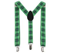 ZYKEJJDDAK Patricks Day Hat Bowtie Beard Headband Necklace Eyeglasses Skirt Long Glove Leg Sleeve Patricks Costume