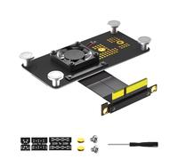 ZYKEJJDDAK PCIExpress PCIE3.0 4 To NGFFs Key M Slot NVME HDDs Converters Adapter Card With Fast Speed Extension Cable