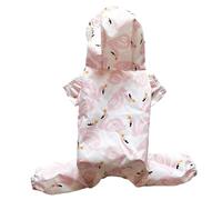 ZYKEJJDDAK Pet Dogs Raincoats Hooded Cats Rainwears Bichons Rain Clothes Waterproof Dog Jackets Rainsuit Outdoor Walking