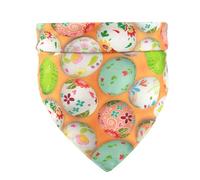 ZYKEJJDDAK Pet Easter Bandana Dog Scarf Party Costume Decorative Triangle Neck Scarf Photoshoots Props Festival Party