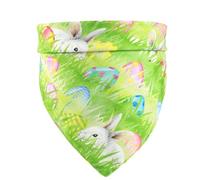 ZYKEJJDDAK Pet Easter Bandana Dog Scarf Party Costume Decorative Triangle Neck Scarf Photoshoots Props Festival Party