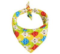 ZYKEJJDDAK Pet Easter Bandana Dog Scarf Party Costume Decorative Triangle Neck Scarf Photoshoots Props Festival Party