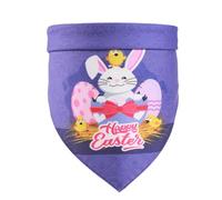ZYKEJJDDAK Pet Easter Bandana Dog Scarf Party Costume Decorative Triangle Neck Scarf Photoshoots Props Festival Party