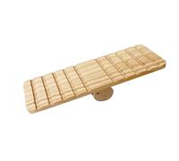 ZYKEJJDDAK Pet Small Animal Hamster Seesaw Hammock Wooden Chewing Toy Bridge Gym Bridge Rodents Toy Cage Mount