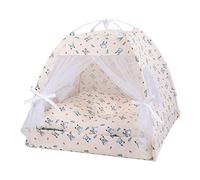 ZYKEJJDDAK Pet Tent House Portable Removable Breathable Teepee Dogs Cats Indoor Outdoor Kennels Waterproof for Camping