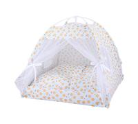 ZYKEJJDDAK Pet Tent House Portable Removable Breathable Teepee Dogs Cats Indoor Outdoor Kennels Waterproof for Camping