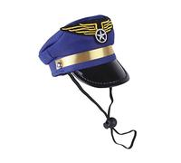ZYKEJJDDAK Pirate Captain Hat for Cat Christmas Pet Dogs Cosplay Headwear Winter Halloween Cosplay Costume