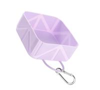 ZYKEJJDDAK Space Saving Foldable Dog Bowl 500ml Capacity Feeder Outdoor Adventures Travel Hiking Compact Foldable Puppy Waterer Dog Bowl
