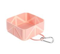 ZYKEJJDDAK Space Saving Foldable Dog Bowl 500ml Capacity Feeder Outdoor Adventures Travel Hiking Compact Foldable Puppy Waterer Dog Bowl