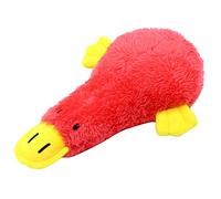 ZYKEJJDDAK Stuffed Dog Crinkle & Squeak Plush Dog Toy Lovely Duck-shape Interactive Chew for Dogs Protect