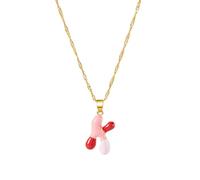 ZYKEJJDDAK Stylish Initial Pendant Necklace 55Cm Chain + 3Cm Extension Adjustable Chain Necklace for Daily Wear Or Special