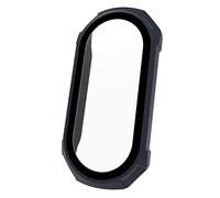 ZYKEJJDDAK Tempered Glass Film +Case Screen Protector Full Coverage Hard Anti-scratch Frame-Shell Watch Housing For Mi-Band 8