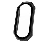 ZYKEJJDDAK Tempered Glass Film +Case Screen Protector Full Coverage Hard Anti-scratch Frame-Shell Watch Housing For Mi-Band 8