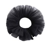 ZYKEJJDDAK Victorian Ruffled Collar Tulle Drama Girls Blouse Collar Lapel Shawl Decorative Lapel for Lady Medieval