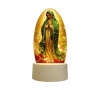 ZYKEJJDDAK Virgin Atmospheres Light Prayer Night Lamp USB Powered Warm Light for Home and Room Decoration Easy to Use Guadalupe Virgin Prayer Night Lamp