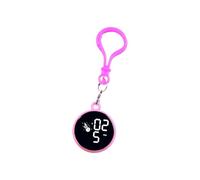 ZYKEJJDDAK Water Resistant Digital Watch Detachable Hook for Bags Keyrings LED Backlight Display Pocket