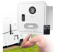 ZyKnaurral 12V Propane Gas On-Demand Instant Hot Water Heater with Smart Panel,55000 BTU Best High Altitude Performance,Ideal for Camping, Trips, RV, Pet Washing White