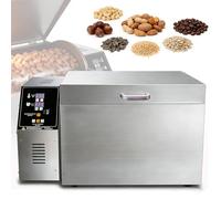 ZyKnaurral 2000g/4000g Automatic Timing Nut Roasters, Electric Drum Coffee Roaster,Steel Even Heating Cashew Chestnut Peanut Roasting, industrial Non-Stick Pan Type10