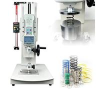 ZyKnaurral 300mm Stroke Tensile Tester, Digital Force Gauge Combo, Wire Harness Terminal Tensile Force Testing, with 5 Probes, 2 Testing Clamp, for Textiles, Sports, Scientific Research 50N-WithRuler