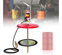 ZyKnaurral 55 Gallon Pneumatic Grease Drum Pump,Industrial Air Operated Grease gun with Drum Cap,High Pressure 50:1Ratio,0.85L/min Discharge,for cars,heavy agricultural machinery