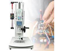 ZyKnaurral Digital Force Gauge,Tensile Testing Machine with Hand Crank, Wire Harness Terminal Tensile Force Testing, 300 Stroke Vertical Tensile Test Bench for Textiles, Sports 1000N-WithRuler