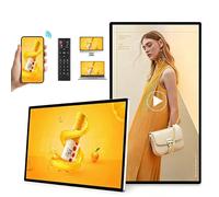 ZyKnaurral Digital Signage Player, HD Advertising Screen Digital Poster for Retail Display and Trade Show Display,Digital Kiosks with WiFi,Ethernet,SD/USB Input,7/24 Timer Switch 24inch