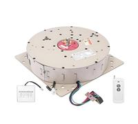 ZyKnaurral Electric Chandelier Hoist, Electric Motor Winch Lighting Lifting w/Remote Control+Wall Switch, 220lbs Villas Pendant Lamps Lifters Withcover-220lbs
