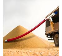 ZyKnaurral Grain Suction Machine for Agricultural Use, Screw Conveyor for Cement Powder and Sand, 220-440 Lbs/Min,Household Large Suction Feeding Machine for Various Small Particles 1.5m-NoBracket