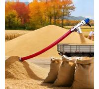 ZyKnaurral Grain Suction Machine,Small Household Grain Suction Pump,Industrial Screw Material Conveyor, 1.5m/2m Thick Hose, for Various Small Particle Grain Cement Sand Powder 1.5m-NoBracket