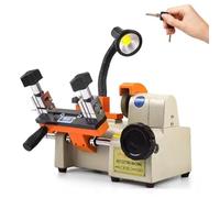 ZyKnaurral Horizontal Key Cutting Machine,Commercial Key Duplicator,Multifunctional Double Head Keys Copy Machine,for Duplicating House Door Car Keys