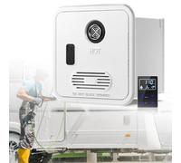 ZyKnaurral RV Tankless Water Heater with Controller, High Altitude Ready Propane Gas On-Demand Instant Hot Water Heater,DC 12V,Optimized for Smaller RVs White