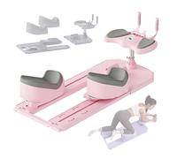 ZyKnaurral Spine Twist & Stretch Trainer for Lower Back & Core, w/LED Display, Three-Level Adjustment,ideal for home fitness, rehabilitation, senior wellness, and core training Pink