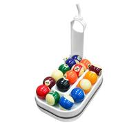 ZykuosDC Billiards Training Rack, 3D Printed Pool Ball Rack Holds 15 Balls, Portable Practice Tool, Skills Trainer & Ball Launcher for Snooker and Nine Ball