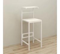 ZykuosDC Coffee Bar Table, Kitchen Microwave & Mini Fridge Stand, Short Metal Stand for Compact Refrigerator with Storage, Small Appliance Platform Rack(Style4,Large)