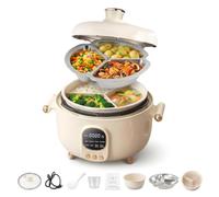 ZykuosDC Smart Electric Hot Pot with Split Design, 4L Digital Pressure Cooker 10 Cooking Functions, 70KPa Multi-Compartment Dual Flavor Pot, 24-Hour Delay Timer & Keep Warm