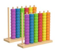 Zykuosus Color Matching Stacking Puzzle Game - Competitive Ring & Card Stack Challenge for 2 Players, Family Tabletop Brain Teaser Game Night 2pcs