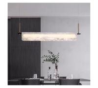 Zykuosus Nordic Minimalist Marble Full Copper Chandeliers with White Marble Lustre, Villa Lighting for Living Room, Home Decoration,for House