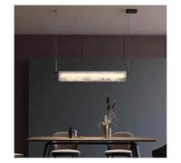 Zykuosus Nordic Minimalist Marble Full Copper Chandeliers with White Marble Lustre, Villa Lighting for Living Room, Home Decoration,for House