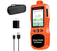 ZYKYCX Portable Nitrogen Dioxide Gas Detector, 0-50PPM NO2 Monitor, Rechargeable Nitrogen Dioxide Meter for 16H Battery Life, NO2 Air Quality Meters with Alerts, Electrochemical Sensor