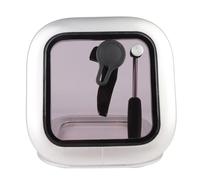 ZYLARUM Boat Hatch Window 211 x 211mm | Push Out Porthole Skylight for Yachts/RVs/Marine | Grey Square Window with Stainless Steel Support Rod & Sunlight Protective Glass