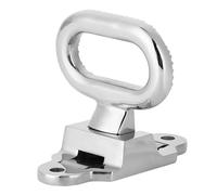 ZYLARUM Stainless Steel Folding Mast Step | 316 Marine - Grade Boat Hardware for Climbing/Yachts/Security | Textured Geometric Pattern Exterior
